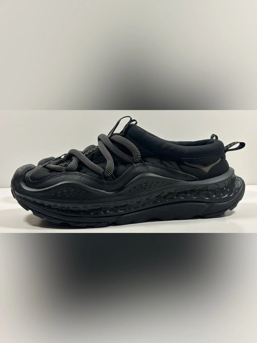 HOKA U Ora Primo Men’s 11.5 Women’s 13 Black Recovery Shoes 1141570 BBLC EUC